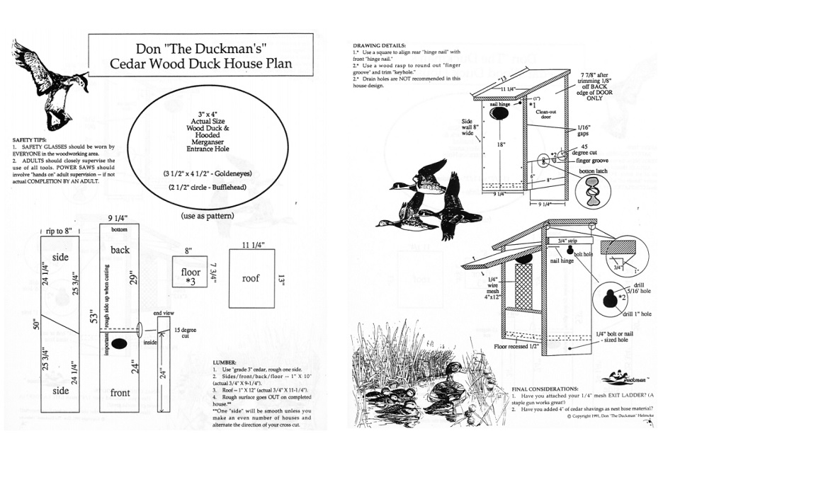 Attached picture Wood Duck House Plan.jpg